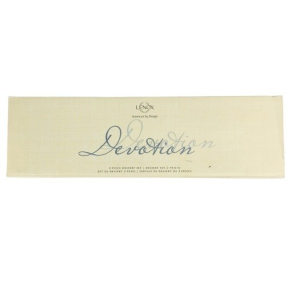 Lenox Devotion 2 Piece Dessert Set Cake Knife & Server Silverplate 825522 Silver - Picture 8 of 12